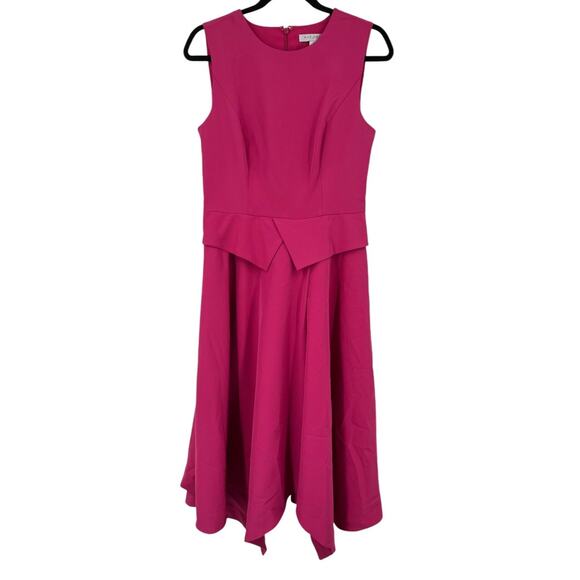 Kay Unger dress Rosemary midi pink size 8 - Picture 2 of 8